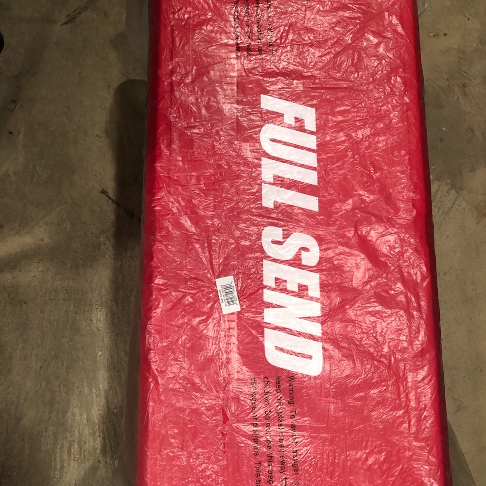 Red Full Send Beverage Cooler